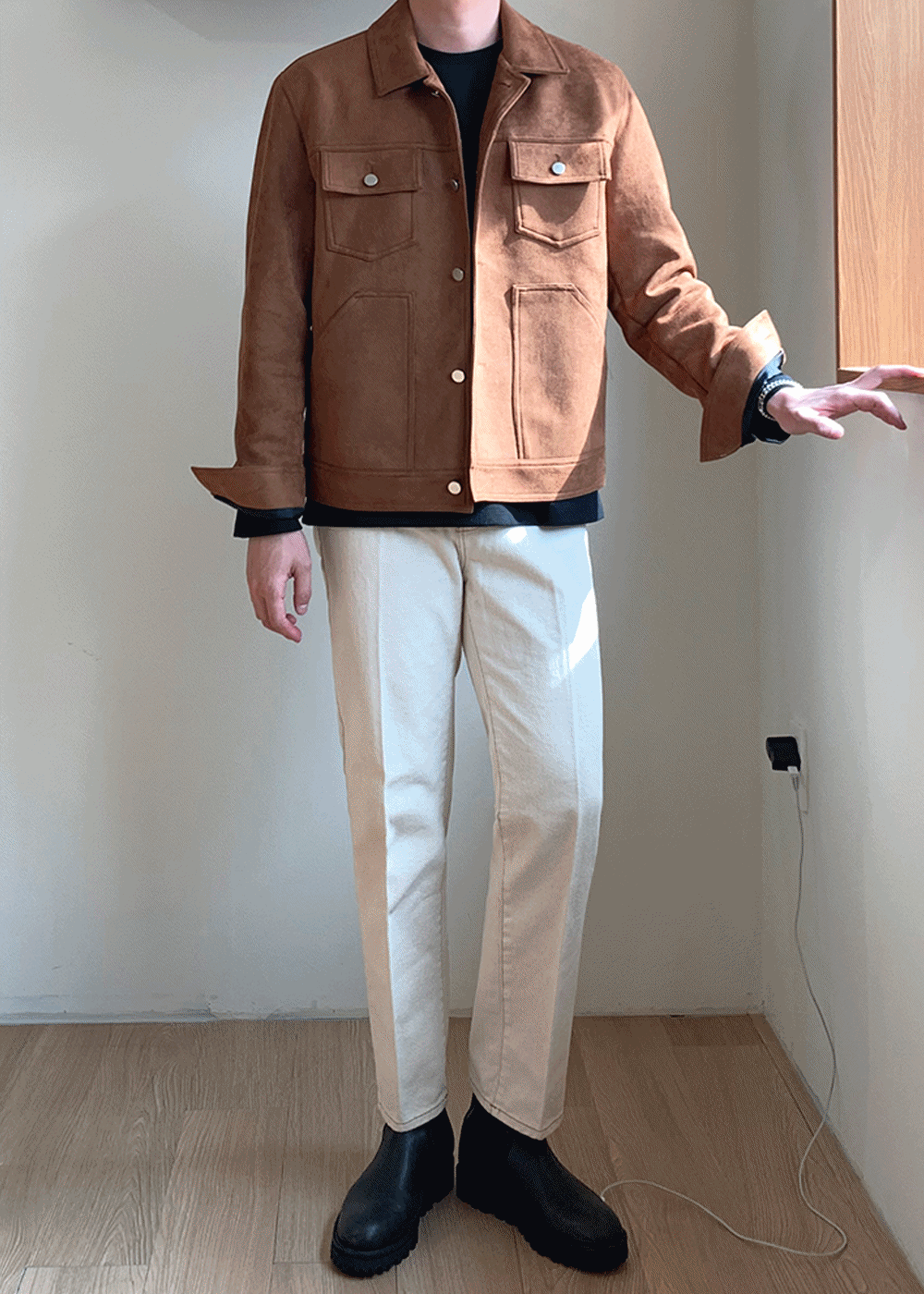 벨라 스웨이드 자켓(2color)